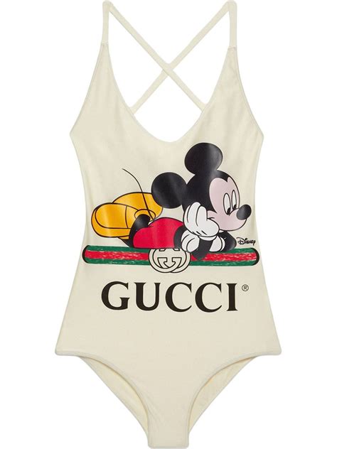 gucci mickey bathing suit|Gucci bikini dupe.